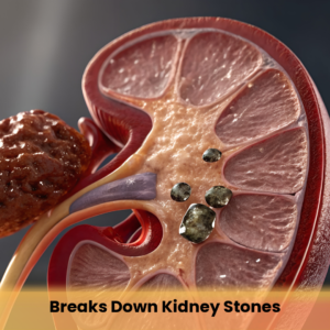 Breaks Down Kidney Stones